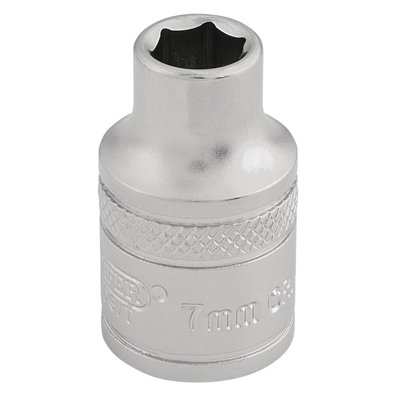 Draper 3/8" Square Drive 6 Point Metric Socket 7mm 16532