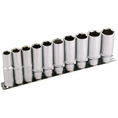DRAPER D50151 Doppen set gekleurd | 1/4 | 6-kant | 10-delig