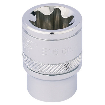 Draper 3/8" Square Drive Draper TX-STAR Socket E16 34204