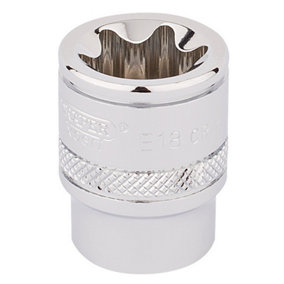 Draper 3/8" Square Drive Draper TX-STAR Socket (E18) (34207)