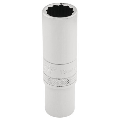 Draper 3/8" Square Drive Hi-Torq 12 Point Deep Socket 12mm 32822