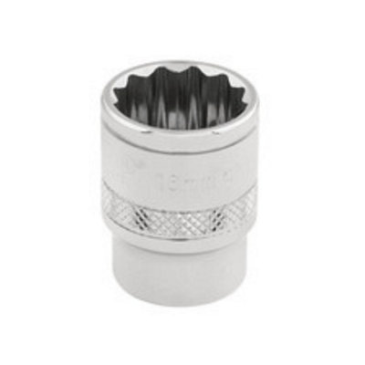 Draper 3/8" Square Drive Hi-Torq 12 Point Deep Socket 16mm 32990