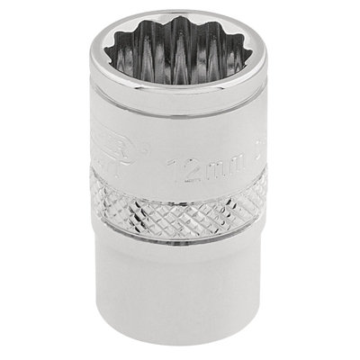 Draper 3/8" Square Drive Hi-Torq 12 Point Socket 12mm 32772