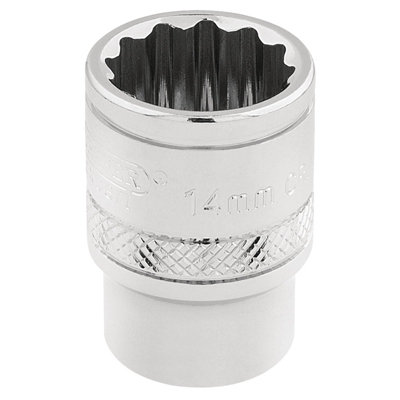 Draper 3/8" Square Drive Hi-Torq 12 Point Socket 14mm 32777