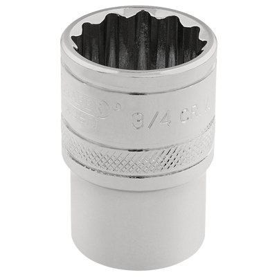 Draper 3/8" Square Drive Hi-Torq 12 Point Socket 3/4" 49481