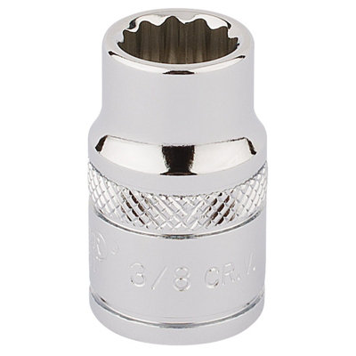 Draper 3/8" Square Drive Hi-Torq 12 Point Socket 3/8" 49017