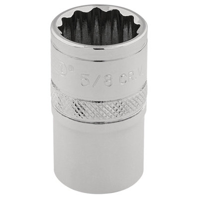 Draper 3/8" Square Drive Hi-Torq 12 Point Socket 5/8" 49459