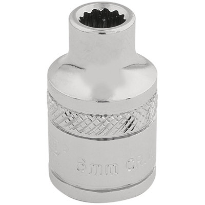 Draper 3/8" Square Drive Hi-Torq 12 Point Socket 6mm 32766