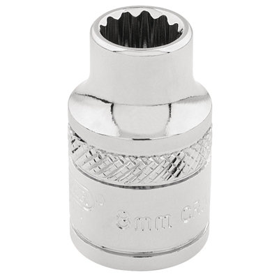 Draper 3/8" Square Drive Hi-Torq 12 Point Socket 8mm 32768