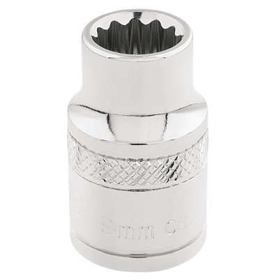 Draper 3/8" Square Drive Hi-Torq 12 Point Socket 9mm 32769