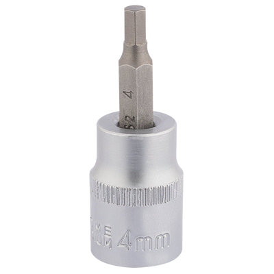 Draper 3/8" Square Drive Socket with Hexagonal Bit 4mm 16282