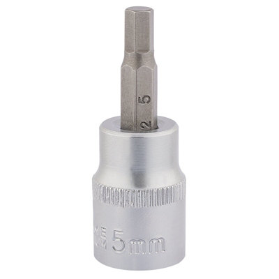 Draper 3/8" Square Drive Socket with Hexagonal Bit 5mm 16283