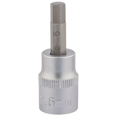 Draper 3/8" Square Drive Socket with Hexagonal Bit 6mm 16284