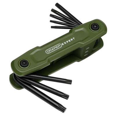Draper 31111 Draper Expert TX-STAR Folding Key Set (8 Piece)
