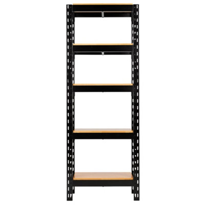 Draper 32446 BUNKER 22 Piece Modular 5 Tier Racking Hardwood Shelving ...