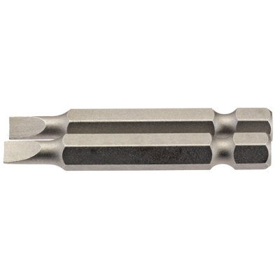 Draper 4.5mm 1/4" Hex. Plain Slot Insert Bit 50mm Long x 2 64089