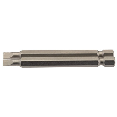 Draper 4.5mm 1/4" Hex. Plain Slot Insert Bit 75mm Long x 2 64295