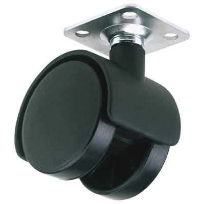Draper 40mm Dia. Twin Nylon Castor - S.W.L 25Kg 65462