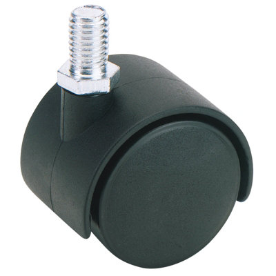 Draper 40mm Dia. Twin Nylon Castor - S.W.L 25Kg 65464