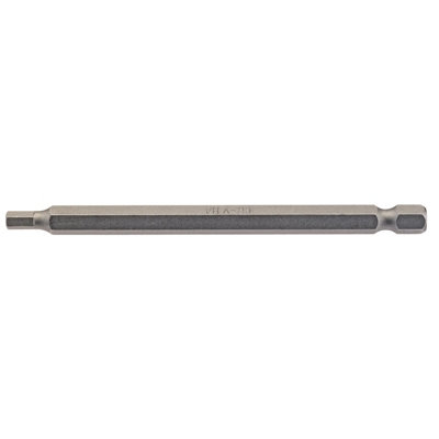 Draper 4mm 1/4" Hex. Hexagonal Insert Bit 100mm Long x 1 64373