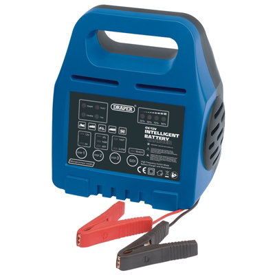 Draper 6/12V Intelligent Battery Charger 33861 | DIY at B&Q