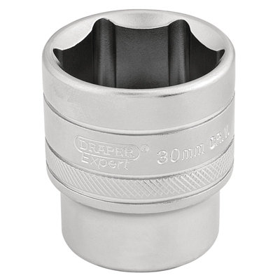 Draper 6 Point Metric Socket, 1/2" Sq. Dr., 30mm 16620