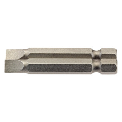 Draper 6mm 1/4" Hex. Plain Slot Insert Bit 50mm Long x 2 64096