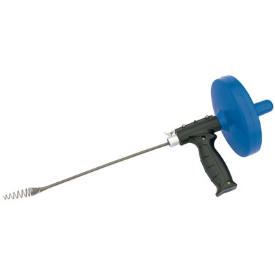Draper 7.6m Meter Flexible Extension Coil Drain Plug Hole Shower Sink Unblocker