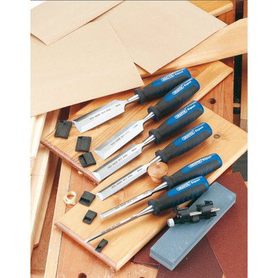 Draper 88605 Expert 8 Piece Wood Chisel Kit WCS8/SG
