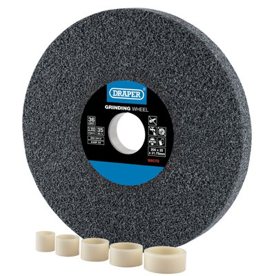 Draper  Aluminium Oxide Bench Grinding Wheel, 200 x 25mm, 36 Grit 99570