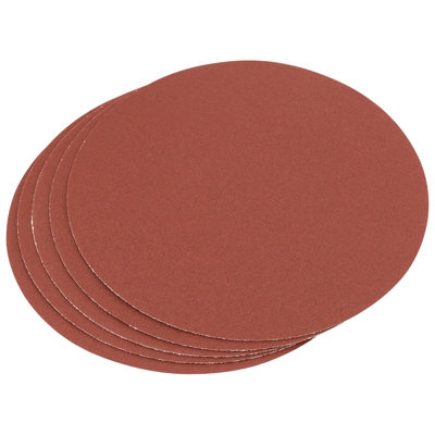 Draper Aluminium Oxide Sanding Discs, 150mm, 100 Grit (Pack of 5) 83863