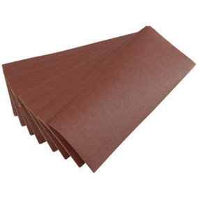 Draper Aluminium Oxide Sanding Sheets, 232 x 92mm, 100 Grit (Pack of 10) 59466
