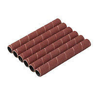 Draper Aluminium Oxide Sanding Sleeves, 12.7 x 115mm, 80 Grit (Pack of 6) 08364