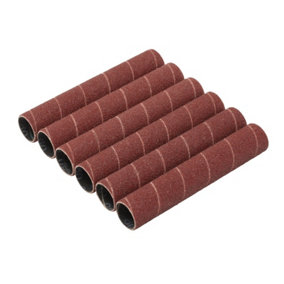 Draper Aluminium Oxide Sanding Sleeves, 19 x 115mm, 80 Grit (Pack of 6) 08402