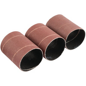 Draper  Aluminium Oxide Sanding Sleeves, 45 x 60mm, 240 Grit (Pack of 3) 93357