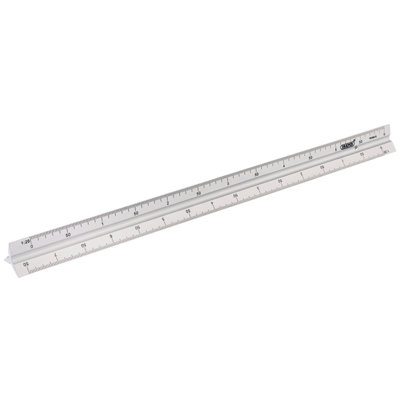 Draper Aluminium Triangle Scale Rule, 300mm 17686