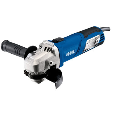 Draper Angle Grinder 115mm 750W Spindle Lock Adjustable Guard Two ...