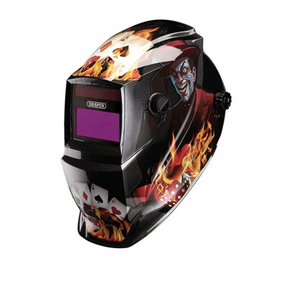 Draper Auto-Darkening Welding Helmet, Playing Cards 02515