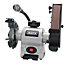 Draper Bench Grinder with Sanding Belt and Worklight, 150mm, 370W 05096