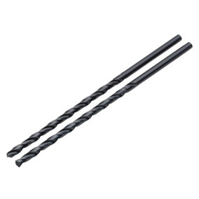 Draper Black HSS Long Drill Bit 3.5 x 100mm (Pack of 2) 08787