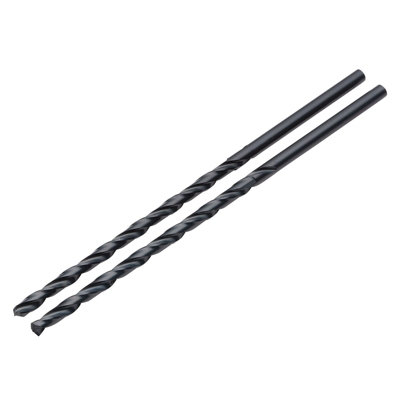 Draper Black HSS Long Drill Bit 4.0 x 119mm (Pack of 2) 08789