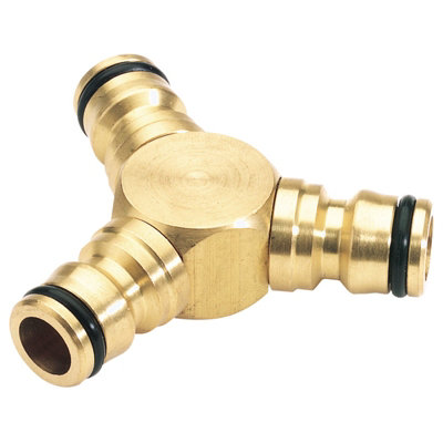 Draper Brass 3 Way Connector 36238