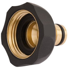 Draper Brass and Rubber Tap Connector, 1" 27697