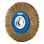 Draper Brassed Steel Bench Grinder Wire Wheel Brush, 200 x 31.75mm 08067