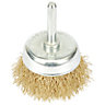 Draper  Brassed Steel Crimped Wire Cup Brush, 50mm 41432