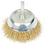 Draper  Brassed Steel Crimped Wire Cup Brush, 75mm 41433