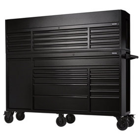 Draper BUNKER Combined Roller Cabinet and Tool Chest, 25 Drawer, 72" 24253