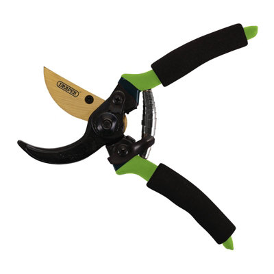 Draper Bypass Secateurs with Foam Grips, 203mm 09963