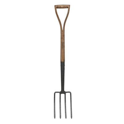 Draper  Carbon Steel Border Fork with Ash Handle 14304