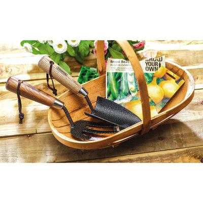 Draper  Carbon Steel Heavy Duty Hand Fork and Trowel Set with Ash Handles (2 Piece) 83776 - 3
